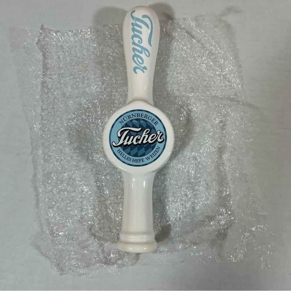 Tucher Helles Hefe Weizen beer tap handle